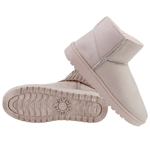 New Women's Mid-Calf Snow Boots with Plush Lining & Anti-Slip Rubber Sole - Bild 13 von 24