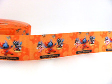 Disney Style Characters Stitch Halloween 7/8 inch Grosgrain Ribbon