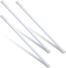 3pcs Window Security Bars, 15.7-27.6 Inch Adjustable Sliding Door Security Lock