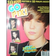 JUSTIN BIEBER go pix 10 HUGE POSTERS & PINUPS jonas brothers DAKOTA pattinson