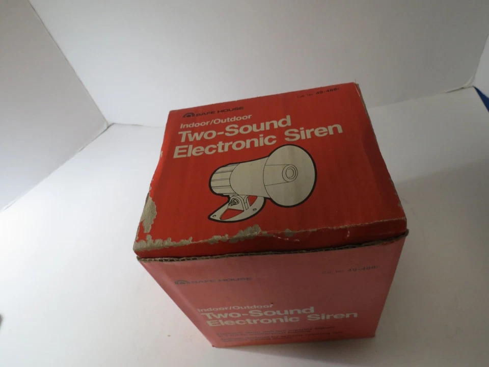 Vintage Safe House 49-488F Two Sound Electronic Siren Horn Made for Radio Shack - Image 3 of 4