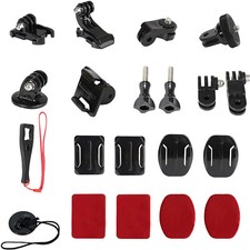 Helmet Base Adhesive Tripod Adapter Mount Kit for GoPro/Insta360/DJI/AKASO/SJCAM