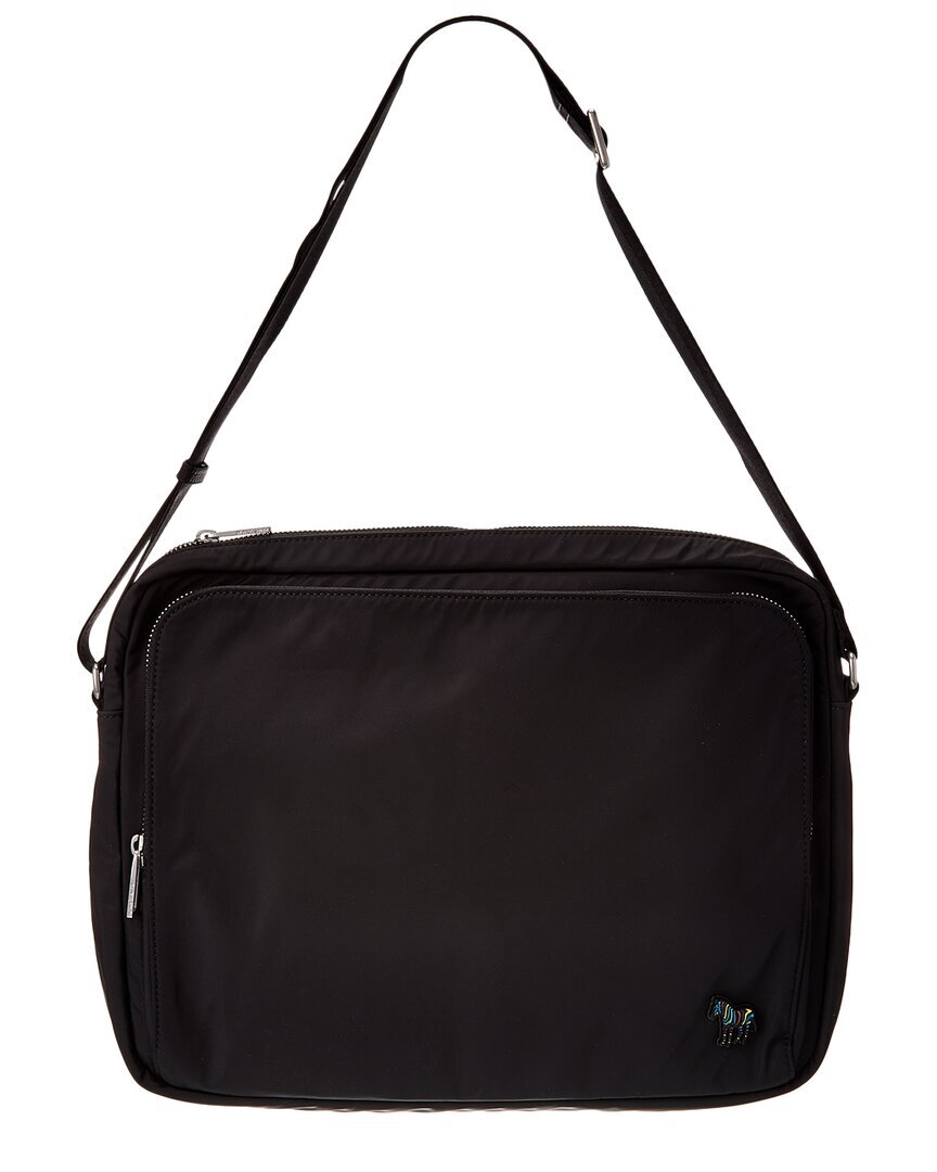 Мужская сумка-мессенджер Ps Paul Smith Zebra черного цвета Os 30090₽