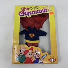 ALVIN THE CHIPMUNKS 10 INCH PLUSH TOY Superhero Fashion OUTFIT