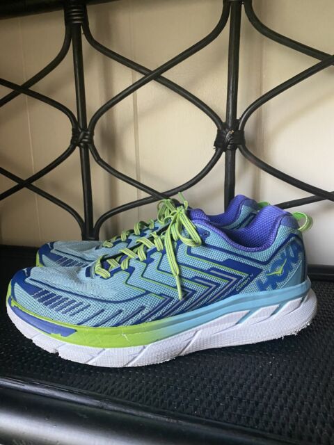 Hoka One One Clifton 4 Road Running Neutral Shoes Coral Blue Women's ...