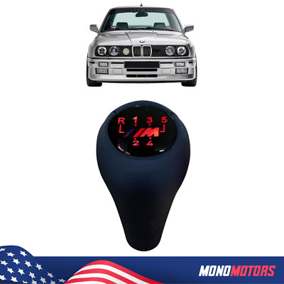 ILLUMINATED GEAR KNOB FOR BMW 3 SERIES 5 SERIES M LOGO ''ILLUMINATED'' FREE SHIPPING