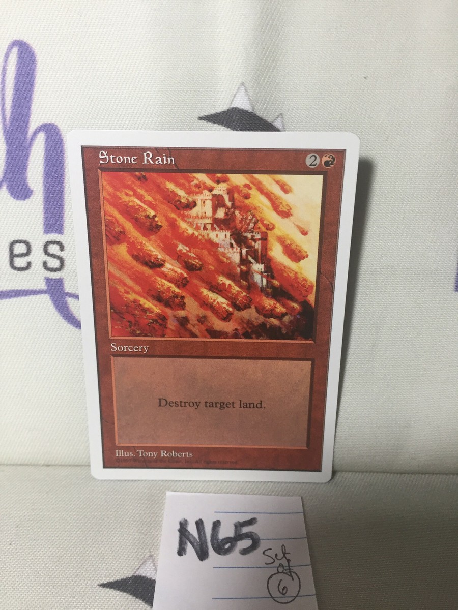 Set of 6 Magic The Gathering DeckMaster Trading Cards [N65] Orcish