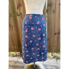 Vintage 70s PATRIOTIC Bicentennial Straight SKIRT sz 6