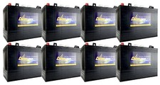 x8 Crown 12 Volt 150Ah Deep Cycle Battery ; Replaces Trojan T-1275 T1275