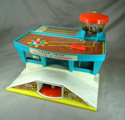Fisher-Price "Play Family Airport" Vintage 1972 Toy