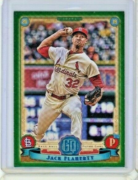 2019 Topps Gypsy Queen Green Parallel Jack Flaherty #175 - St. Louis Cardinals