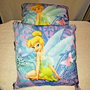 2 TINKERBELL AND BUTTERFLYS DECO PILLOW | eBay
