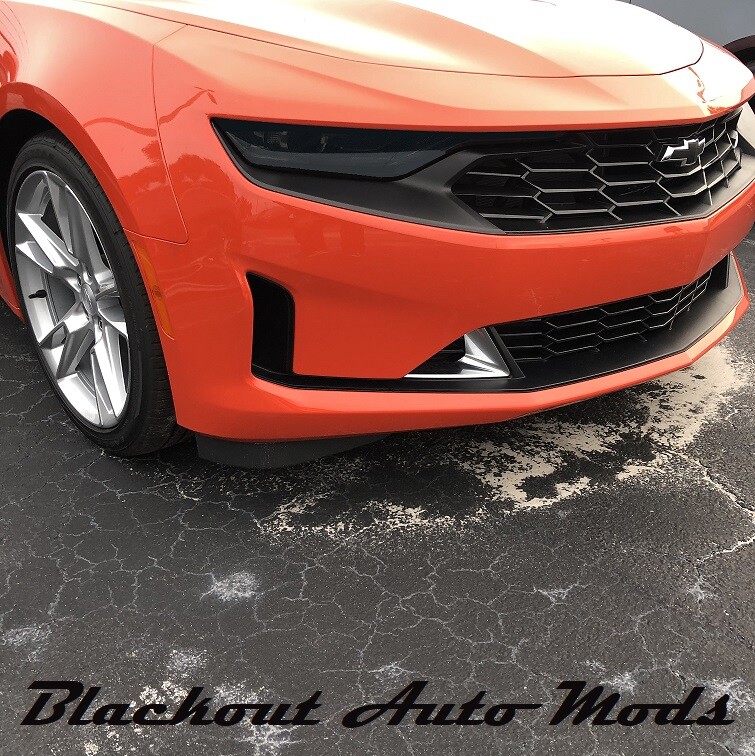 20192024 Camaro Smoked Headlight Blackout Kit Protective Vinyl Overlay