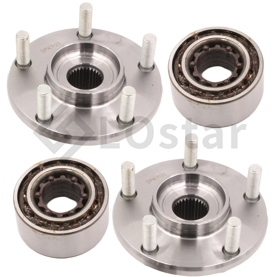 Pair(2) Front Wheel Hub&Bearing Assembly Fits 96-99 Infiniti I30 Nissan Maxima Foto 4 de 4
