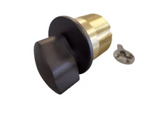 GMS M118T10BAT THUMB TURN DARK BRONZE FINISH 1 1/8" MORTISE LOCK CYLINDER