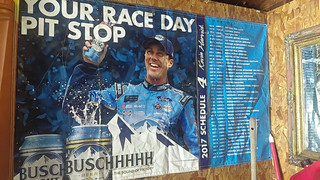 Busch Beer Kevin Harvick NASCAR 2017 Schedule Poster 24 x 36 in