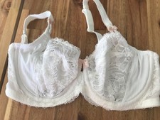 M@S white lace Lingerie Underwired NEW 32DD  bra