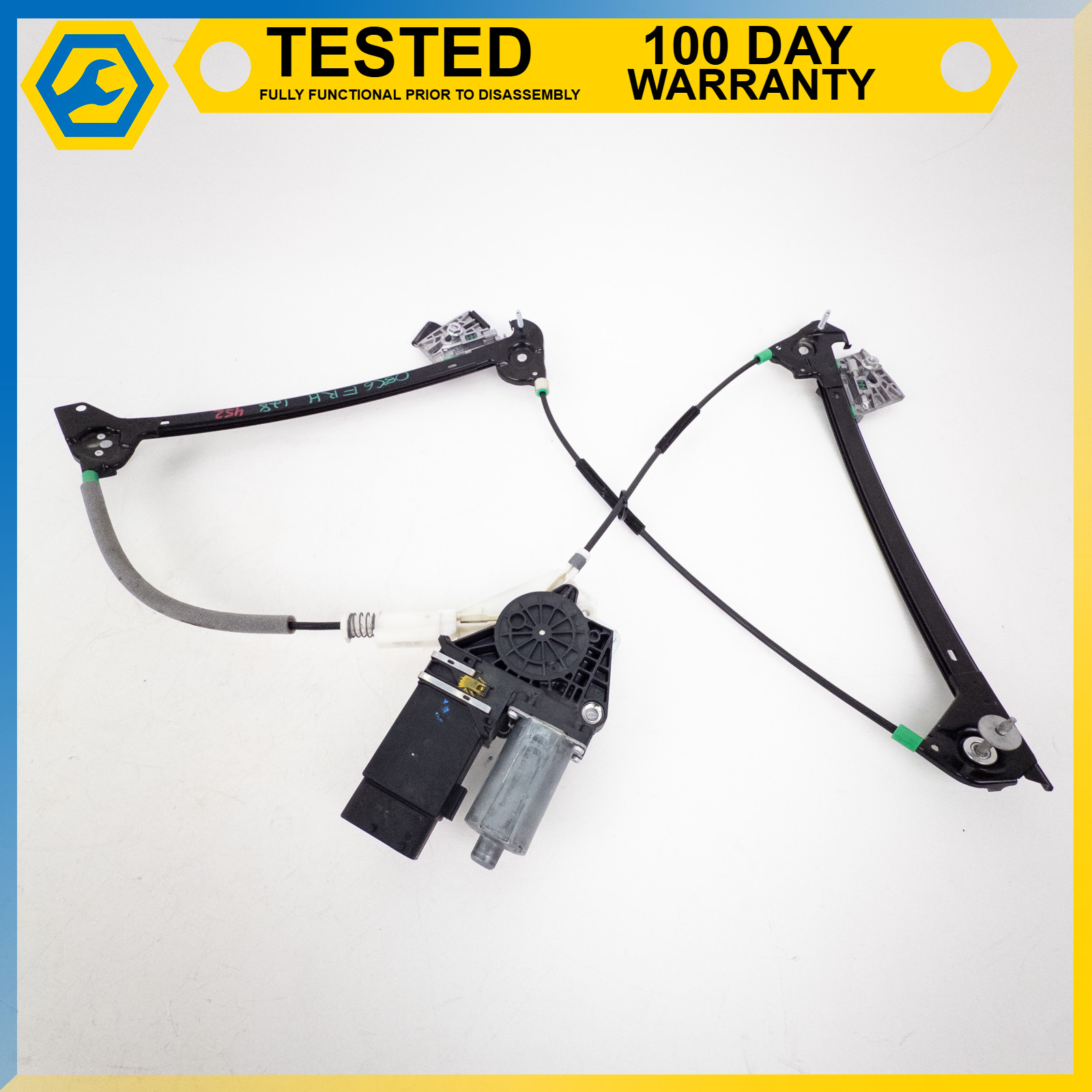 05-13 CHEVROLET CORVETTE C6 FRONT RIGHT POWER WINDOW REGULATOR MOTOR ASSEMBLY OE