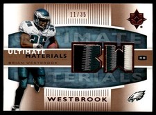 2007 Upper Deck Ultimate Collection Materials Patch Brian Westbrook 11/35 #UM-BW