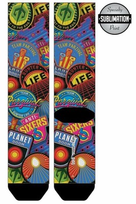 Bioworld Ready Player One AOP Sublimierte Crew Socken Herren Multi-Color