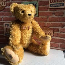Großer Alpha Farnell Mohair Teddybär von Merrythought.
