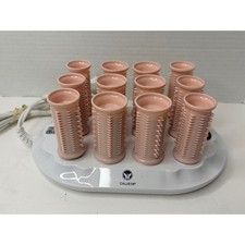 Calista Tools Ion Hot Rollers Pink 12 Piece Set with Clips Model CL-014S
