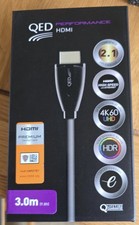QED 3m Performance QE6054 HDMI 2.1 High Speed with Ethernet Cable 4K 60 UHD PS5