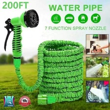200FT Expandable High-Pressure Magic Hose with 7 Water Spraying Functions Gun