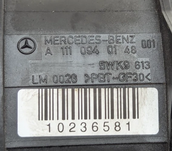 Mercedes C230 2002 sensor de flujo de aire másico medidor MAF OEM 1110940148 Foto 2 de 4