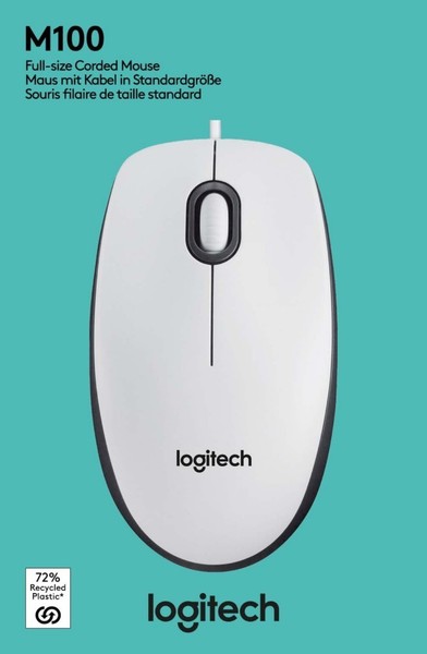 Logitech Maus M100 Ws 168 Mäuse 910-006764 Maus-image
