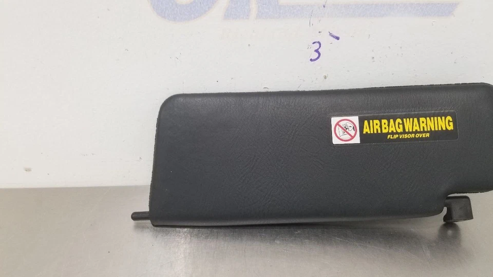 05 HONDA S2000 S2K AP2 SUN VISOR RIGHT PASSENGER BLACK - Image 2 of 4