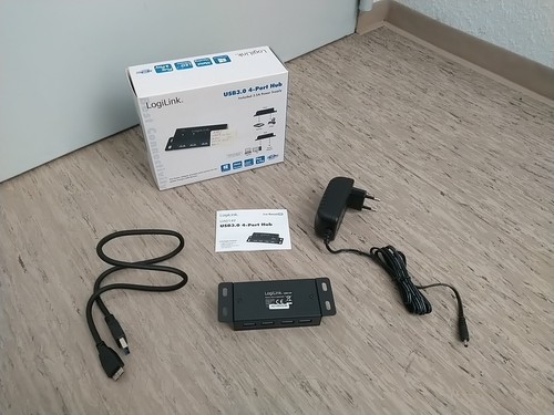 LogiLink UA0149 USB 3.0 HUB 4-Port Metallgehäuse - Schwarz - Bild 6 von 6