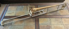 Holton Trombone model TR100, .500 bore, 8" rose brass bell
