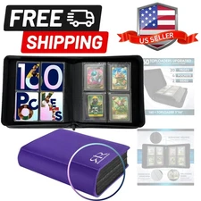 Toploader Binder | Holds 160 Toploaders | 4 Pocket Top Loader Card Storage wi...