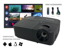 DLP Projector for Office Break Rooms and Team...