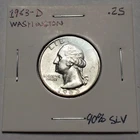 1963-D Washington Quarter - 90% Silver - Beautiful Coin - **Free Shipping**