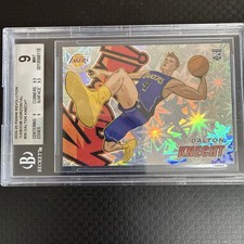 2024 PANINI REVOLUTION KABOOM! DALTON KNECHT ROOKIE KABOOM RC BGS 9 LAKERS