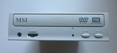MSI DVD-Writer IDE Kopfhöreranschluss und Play/Skip/Stop Taste  Front - DEFEKT