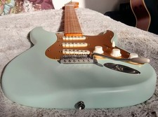 Squier 40th Anniversary Stratocaster Vintage Ed ~ SATIN SONIC BLUE! - Excellent!