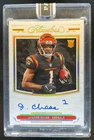 2021 Flawless Ja'Marr Chase Rookie Shadow Auto 2024 Black Box #1/1 Bengals