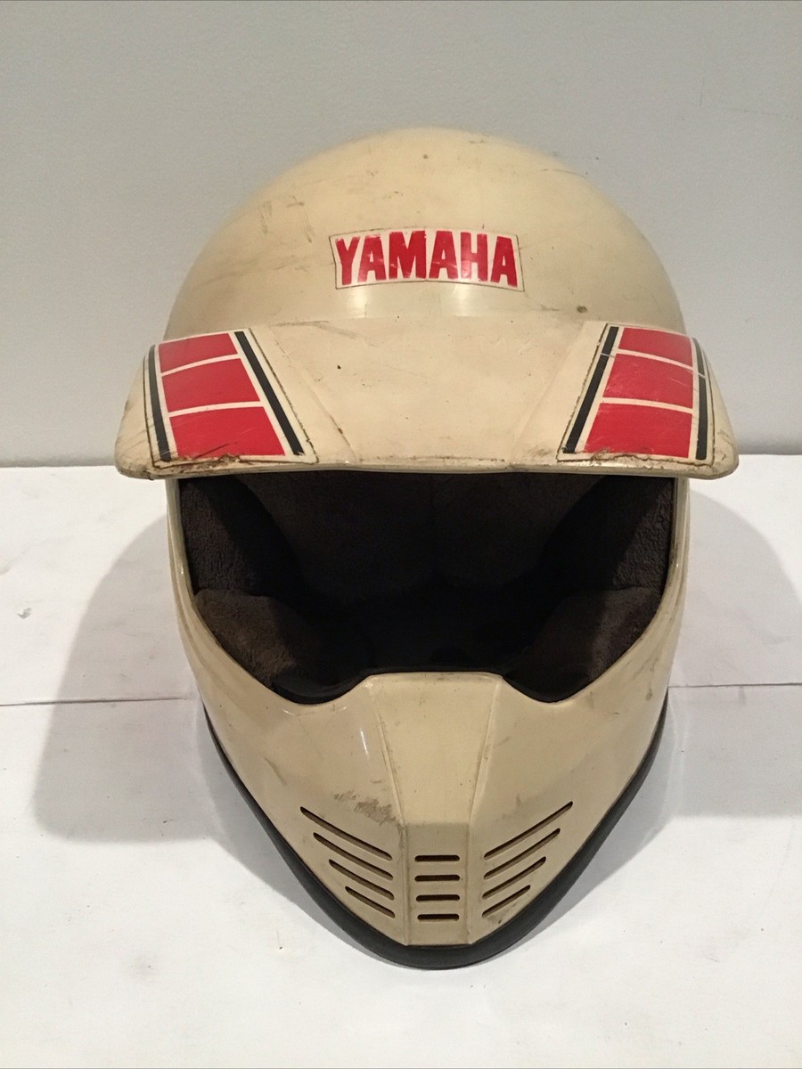 Vintage Yamaha Lazer MX Motorcycle Motocross ATV Helmet Full Face