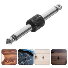  4pcs Stereo Audio Adapter: 6.35mm to 6.35mm Headphone Adapter Jack for Guitar