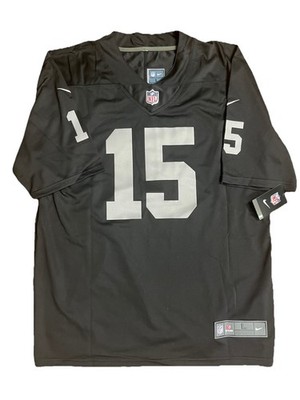 Fernando Mendoza LV Raiders Game Jersey Black Silver Home #15 L