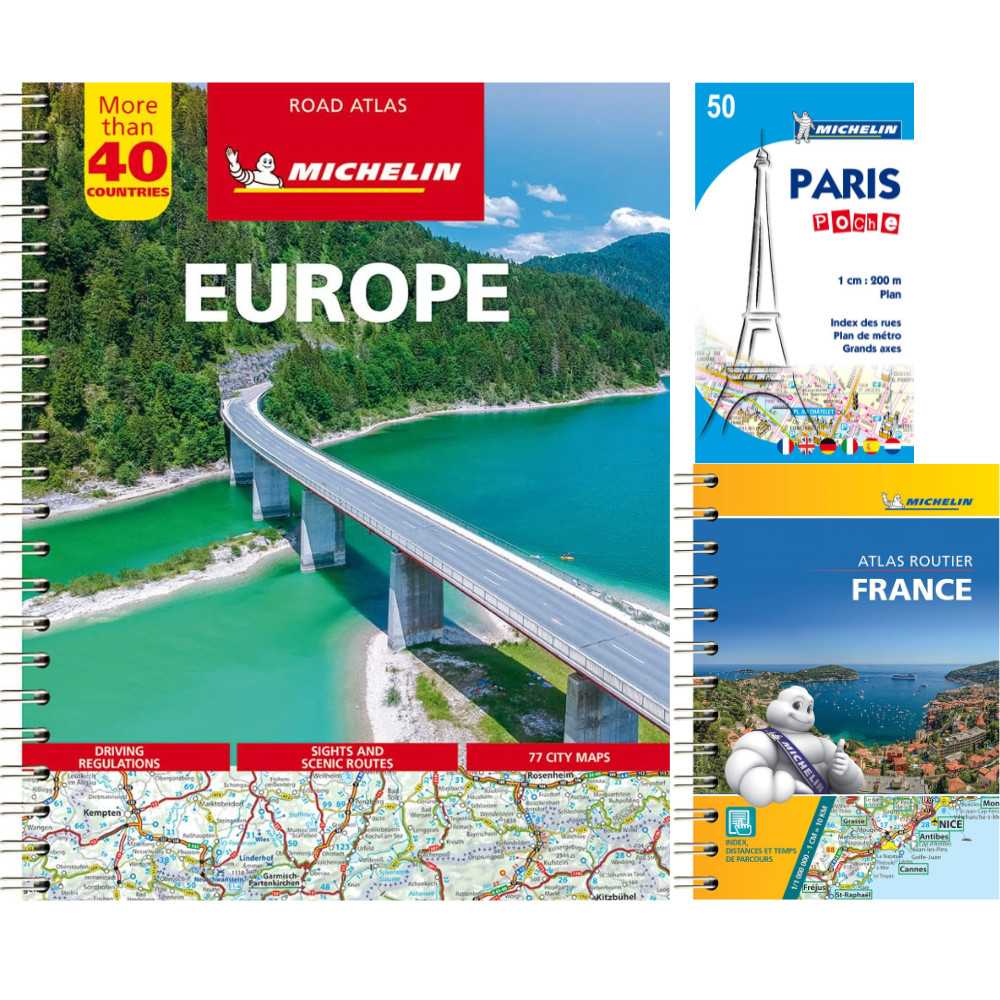Europe - Tourist and Motoring Atlas (A4-Spiral) by Michelin