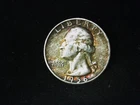 1956-D Washington Quarter (90% silver), Circulated (1).