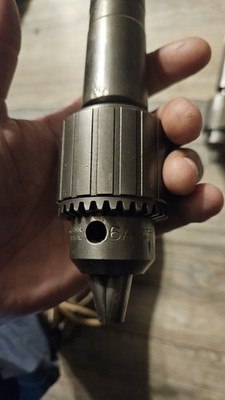 JACOBS USA Drill Chuck #6A, 0-1/2'' Cap.  3MT Arbor,  W/ Key *NICE*