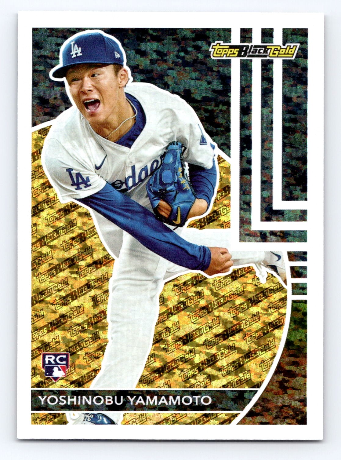 2024 Topps Update #BG-13 Yoshinobu Yamamoto Topps Black Gold