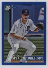 2021 Bowman Heritage Prospects Blue Chrome Refractor 82/99 Spencer Torkelson rp9