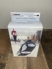 Kahtoola NANOspikes - Snow, Ice, Hiking/Running Crampons, BLACK Red XS 2020