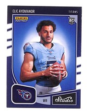 Elic Ayomanor 2025 Panini Instant NFL Studio Rookies #7 - Qty